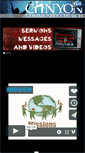 Mobile Screenshot of canyoncommunitychurch.org